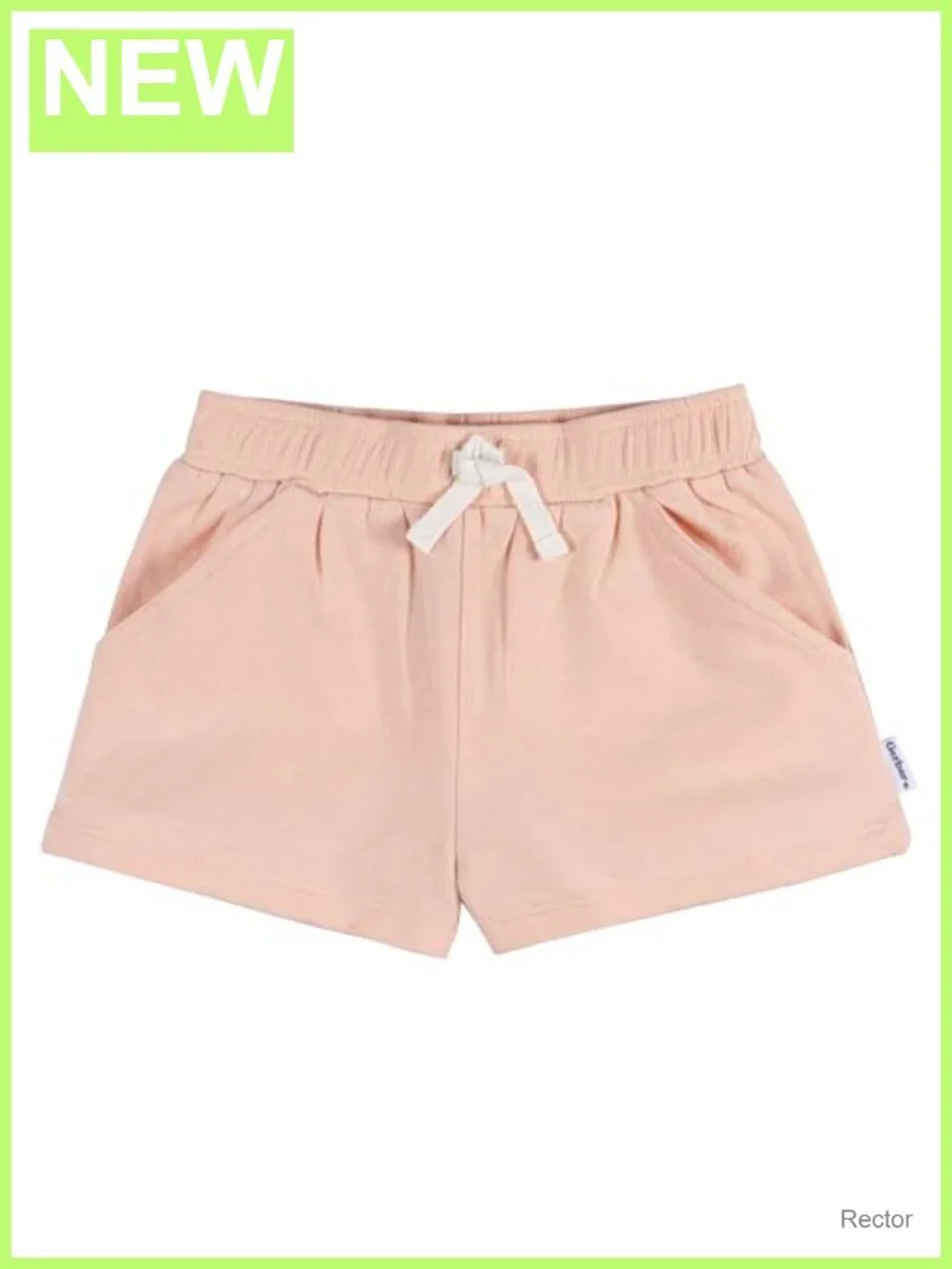 Gerber Baby Girls 3-Pack Knit Shorts Elastic Waist Summer Play Casual